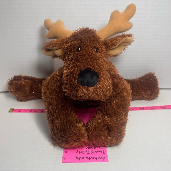 Vintage Hallmark Comet plush tinsel Reindeer Excellent - Picture 13 of 16